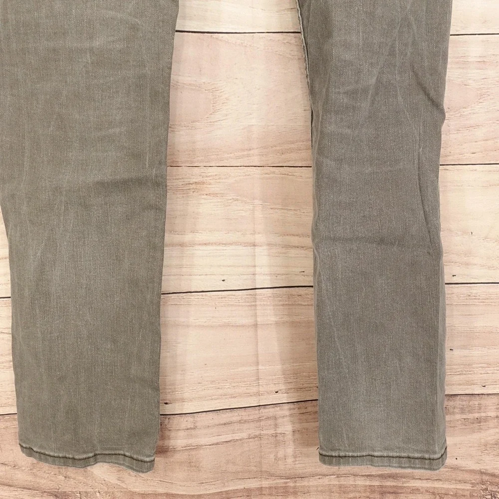 Levis 511 Jeans Mens 33x32 (32x30) Green Medium Wash Slim Tapered Stretch Denim